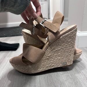 Michael Kors espadrille wedges
